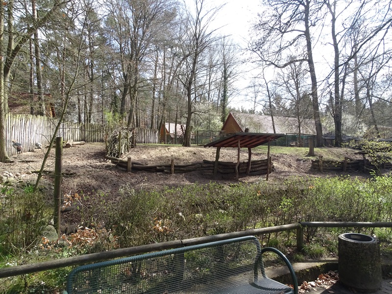 Sitatunga and crane enclosure