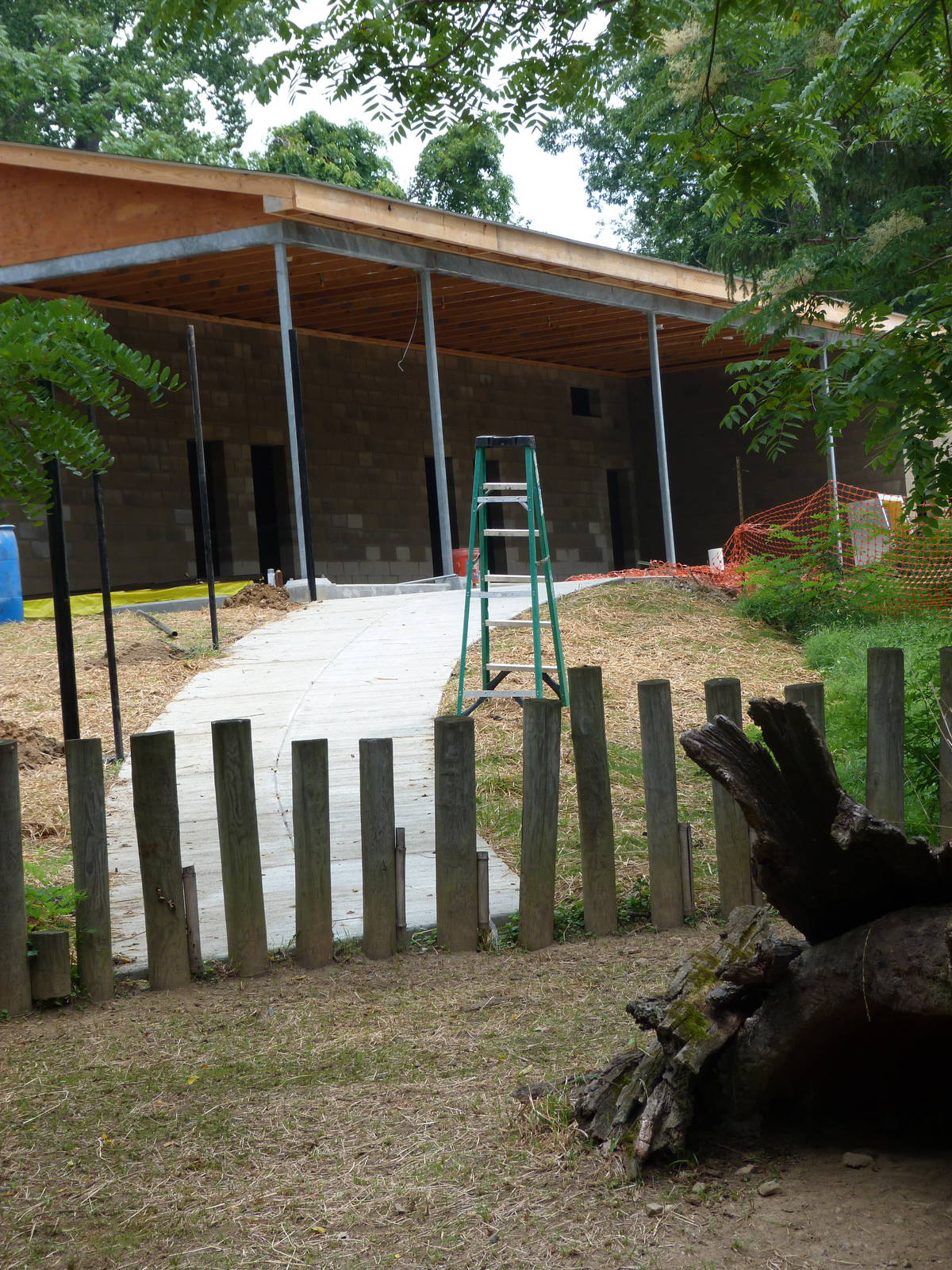 Sitatunga Barn Construction 8-1-12