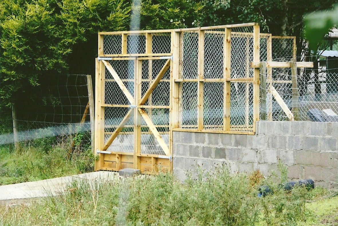 Sitatunga shed under construction 12th September 2012