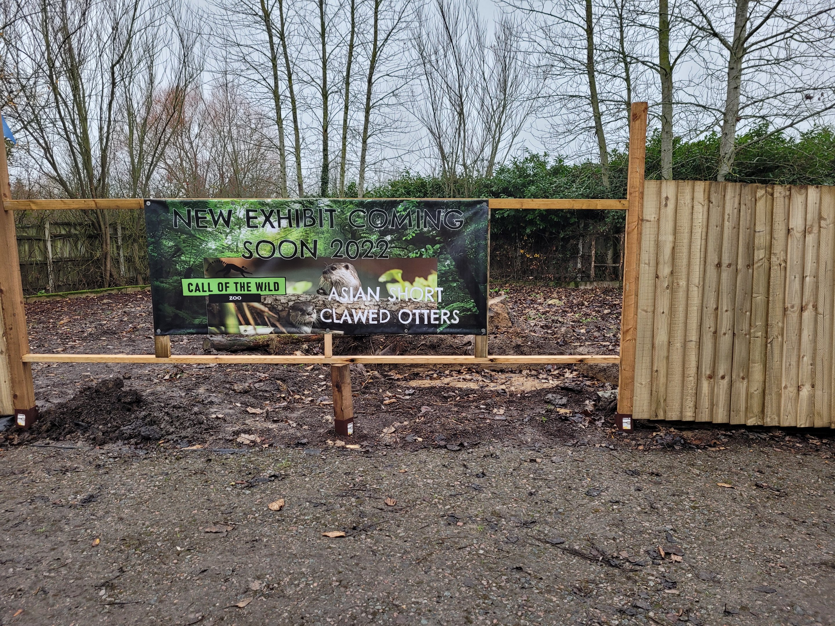Site for the Future Otter Enclosure