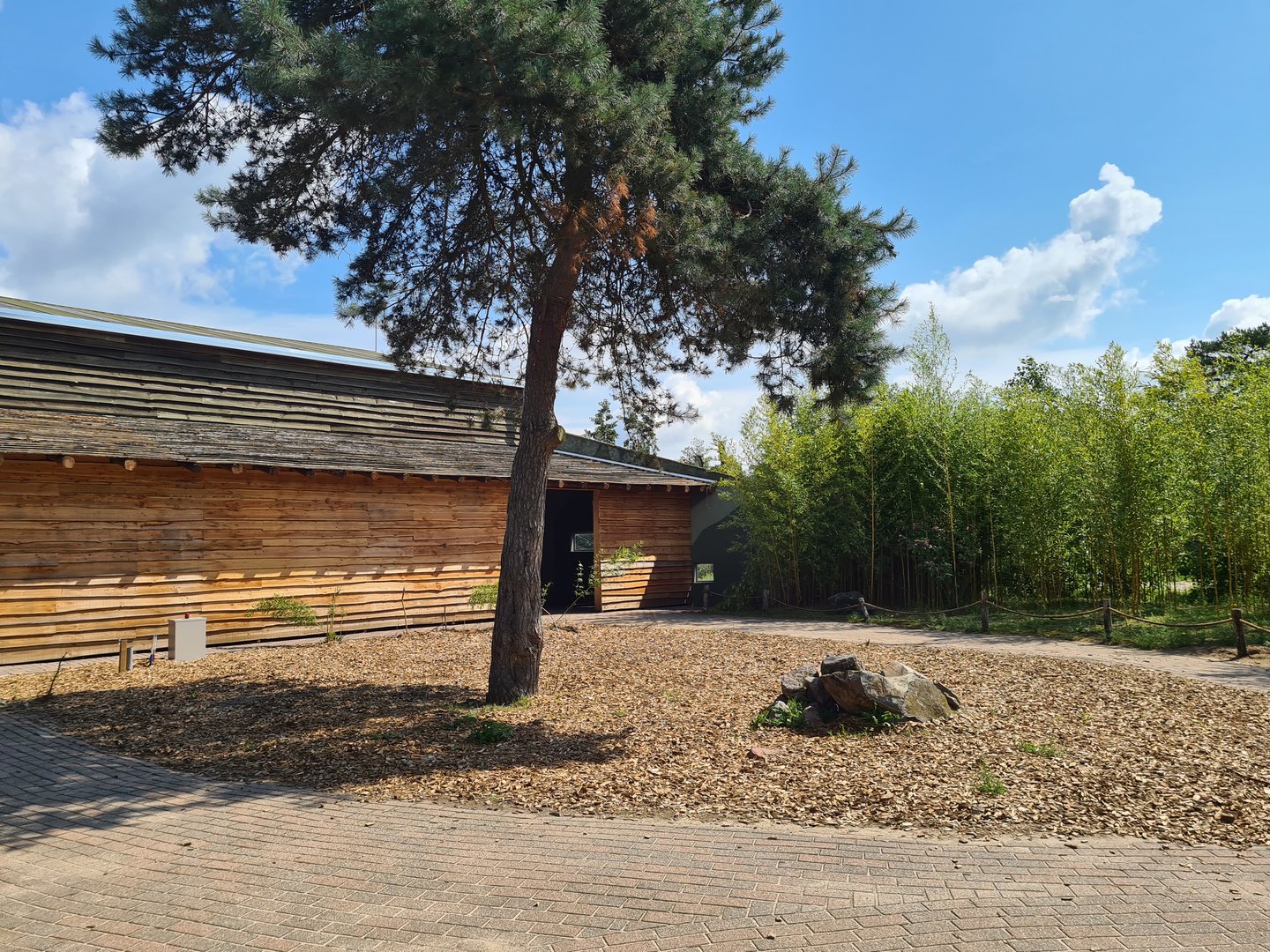 Site of former aviary and Ape house