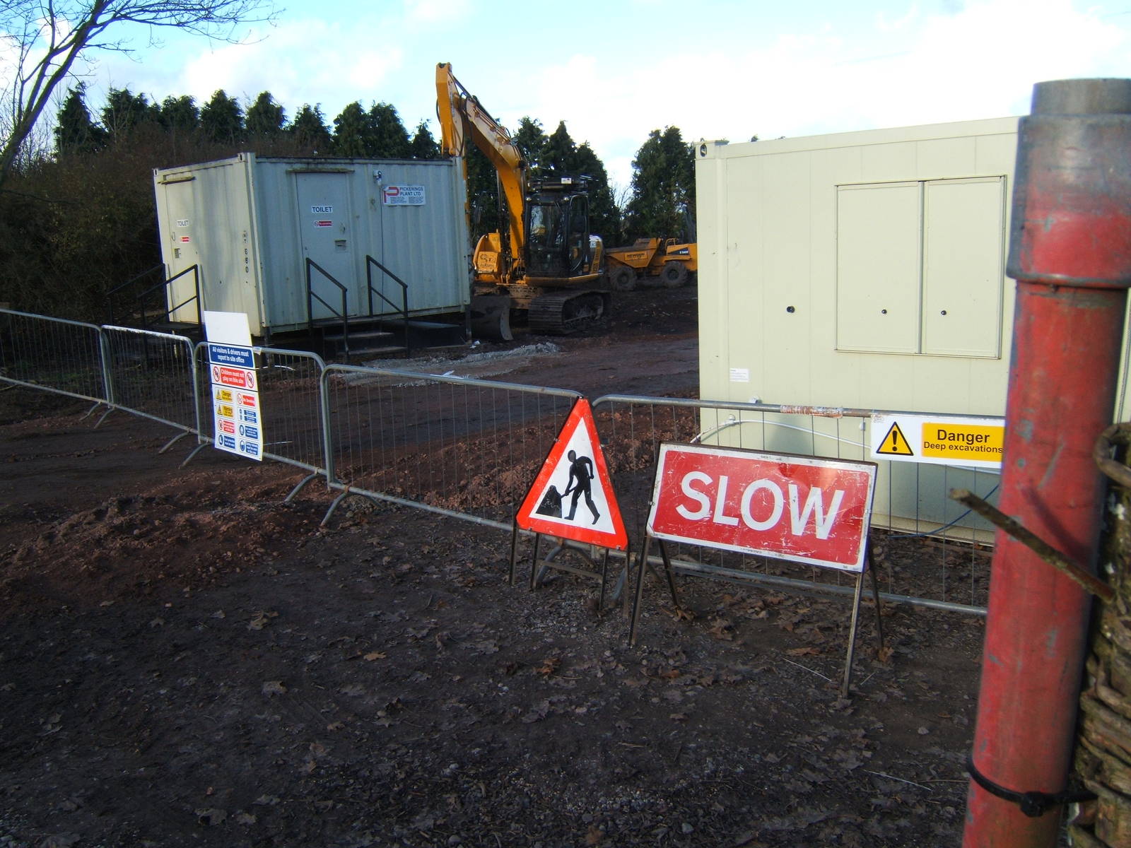 Site office for the new Giraffe House
