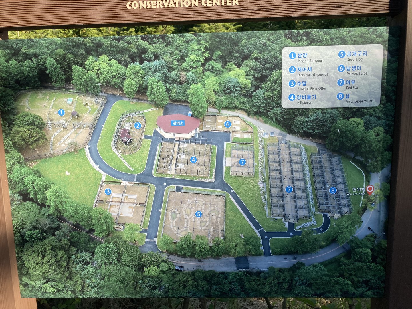 Site plan of breeding area