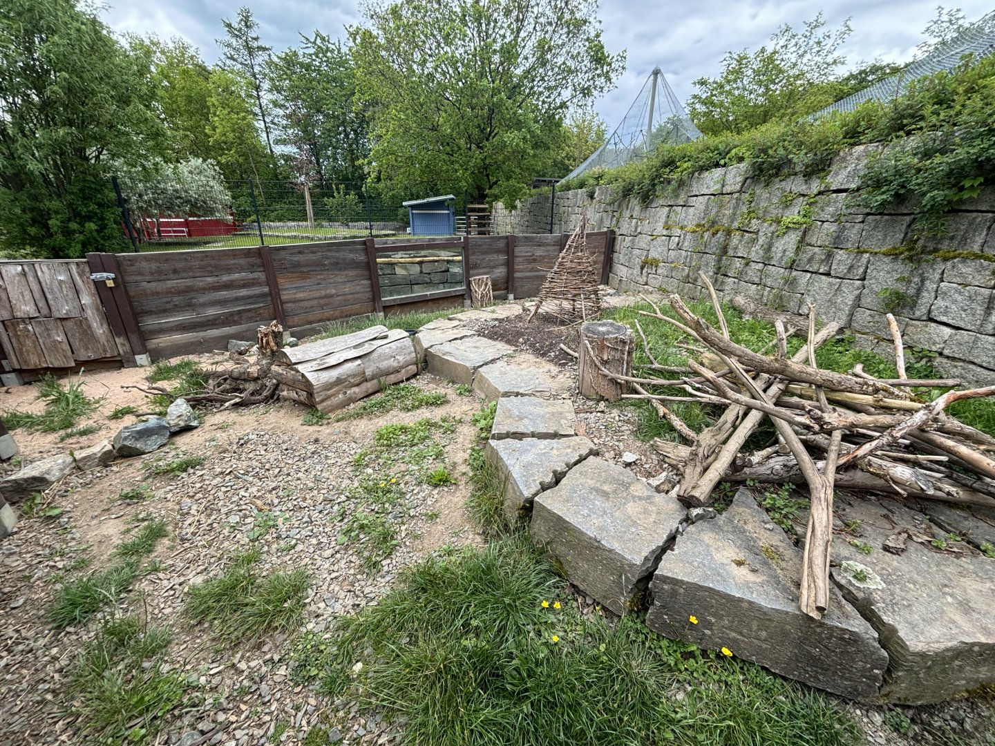 Skunk Enclosure at Zoologischer Garten Hof