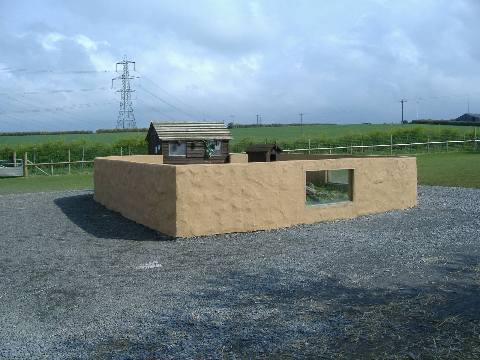 Skunk Exhibit Folly Farm