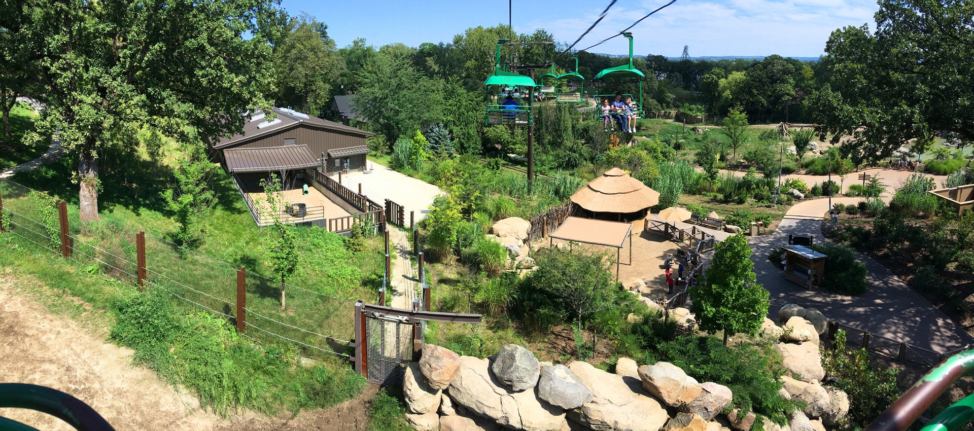 Skyfari: White Rhino Exhibit & Goat Kraal