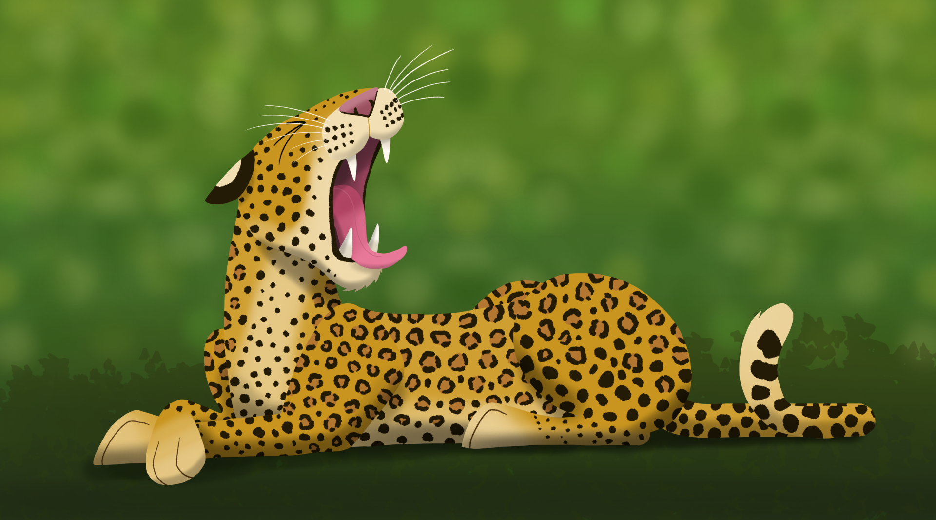 Sleepy Leopard