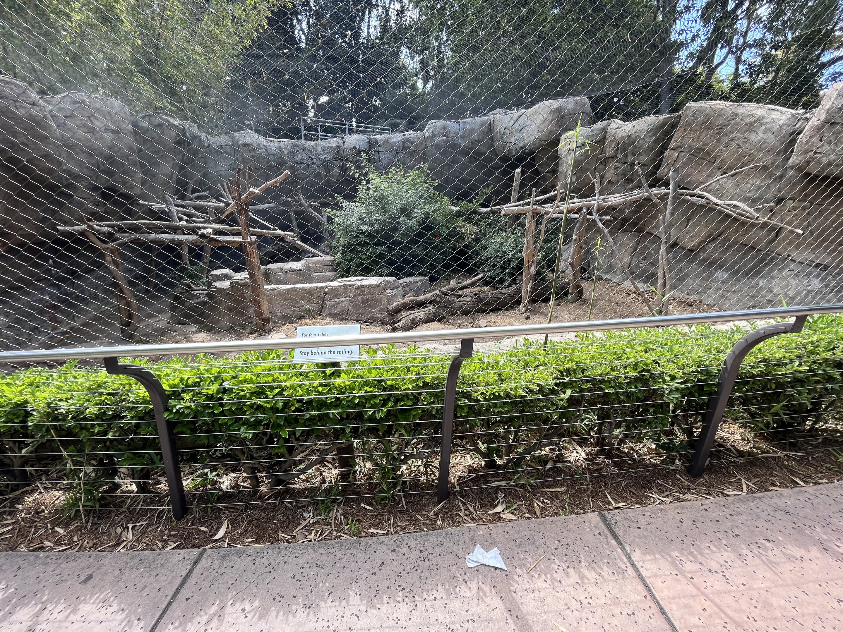 Sloth Bear Exhibit (1 of 2 grottoes)