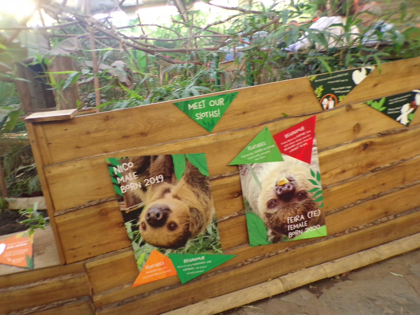 Sloth ID signage 22.7.23