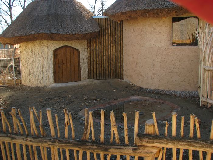 Small African area under construction