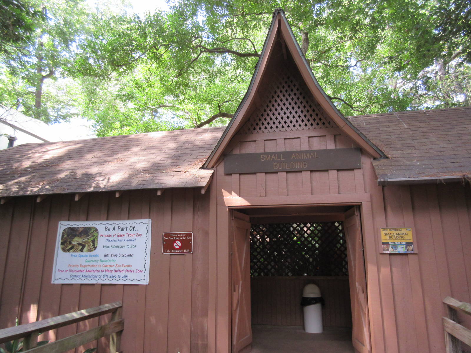 Small Animal Building - Entrance