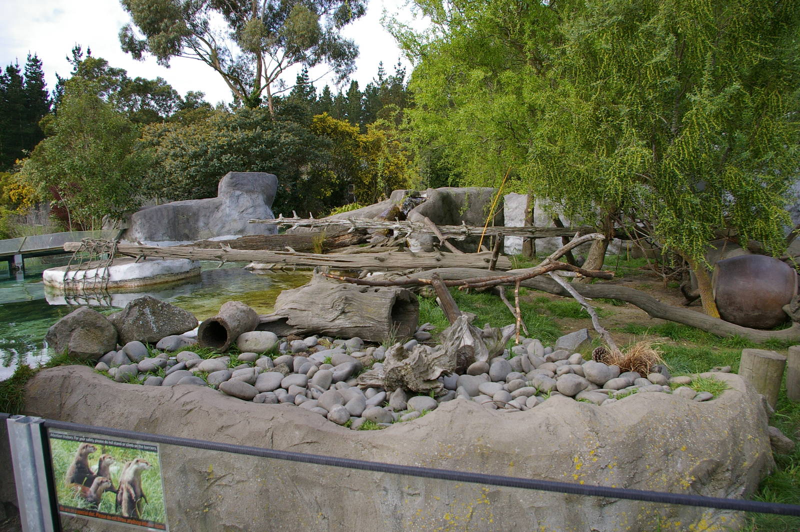 small-clawed otter enclosure