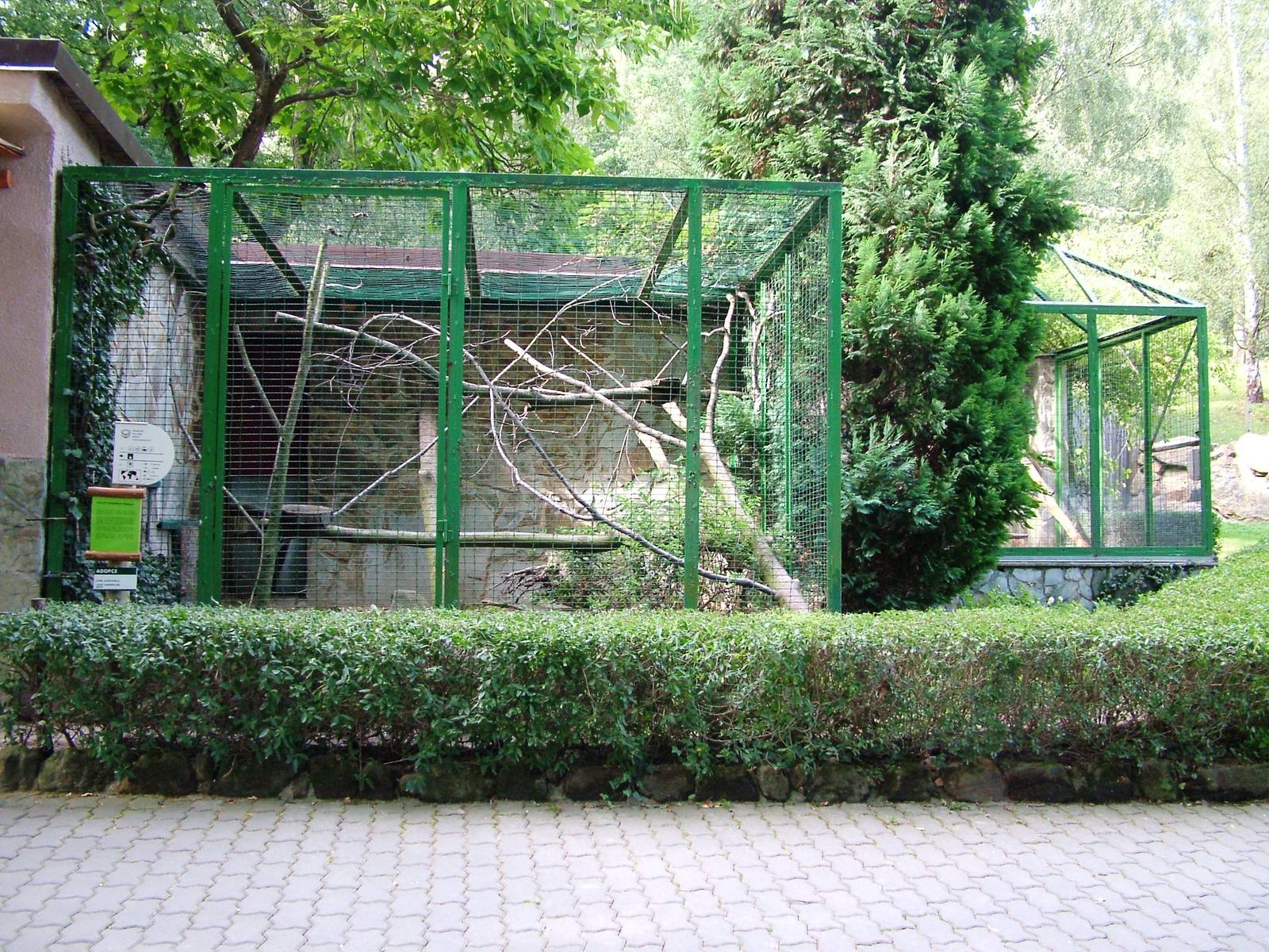 Small Mammal Cages at Decin, 28/08/12
