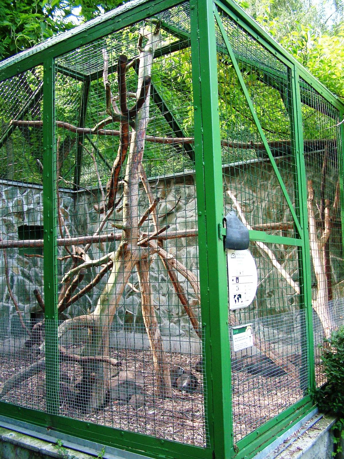 Small Mammal Cages at Decin, 28/08/12