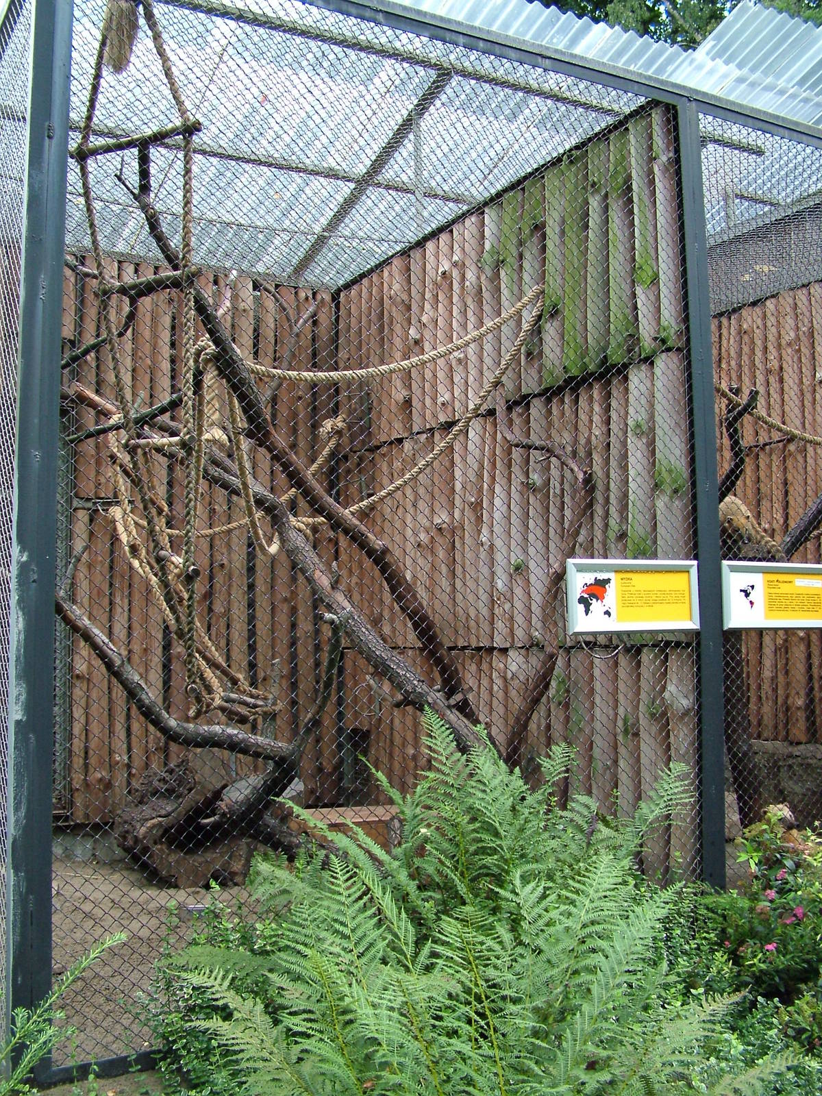 Small mammal enclosures at Krakow 08/09/2008