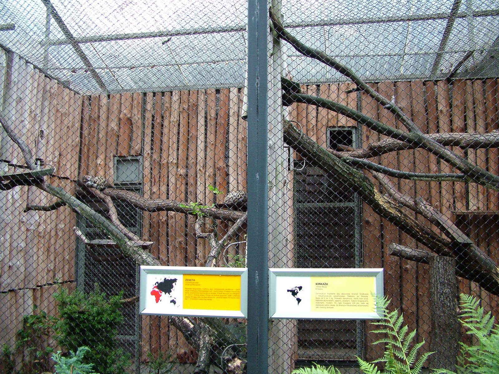Small mammal enclosures at Krakow 08/09/2008