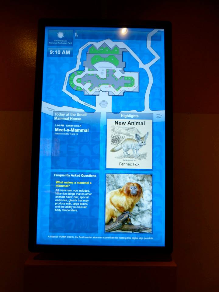 Small Mammal House Lobby Graphic