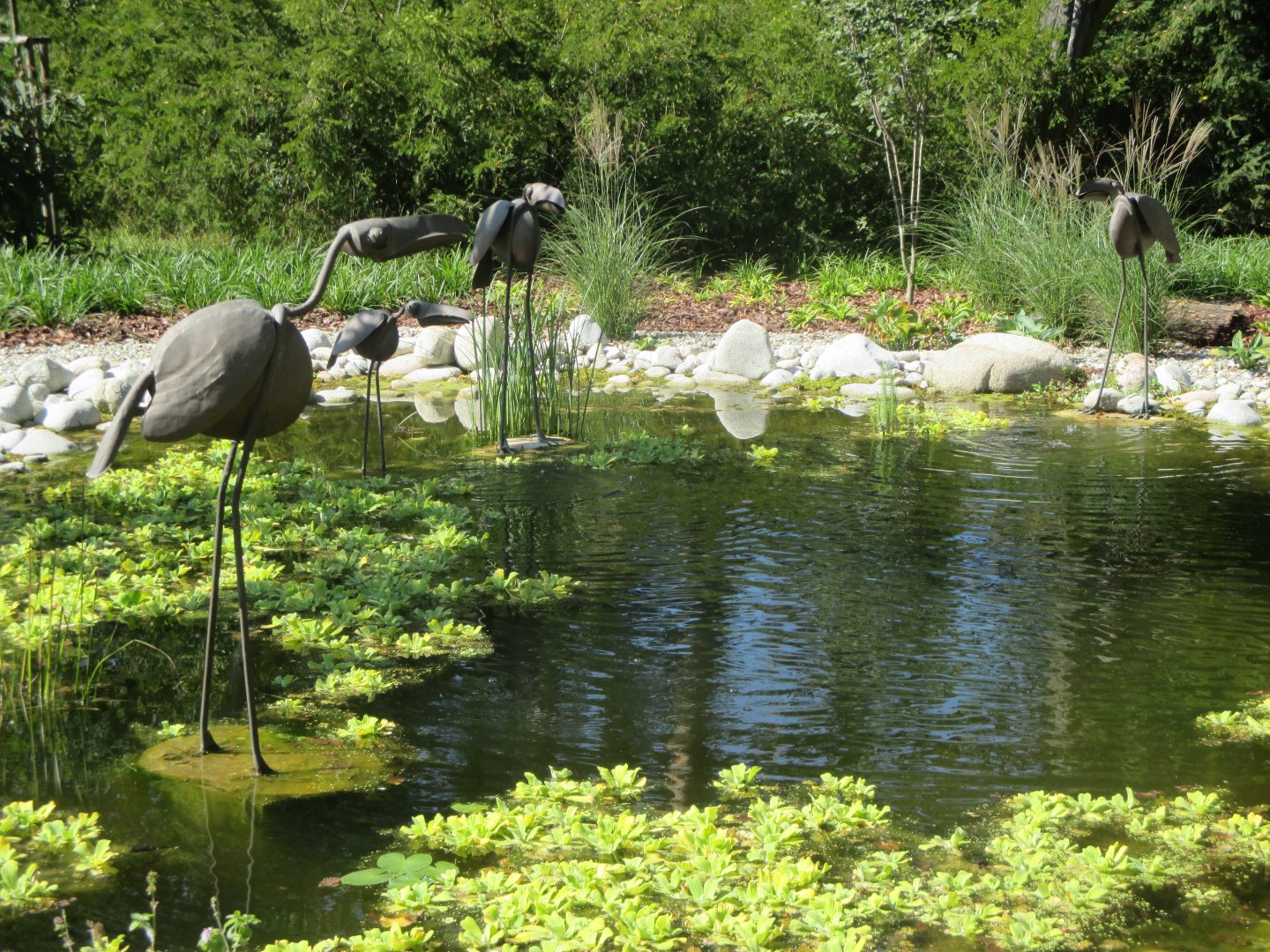 Small pond near the chateau