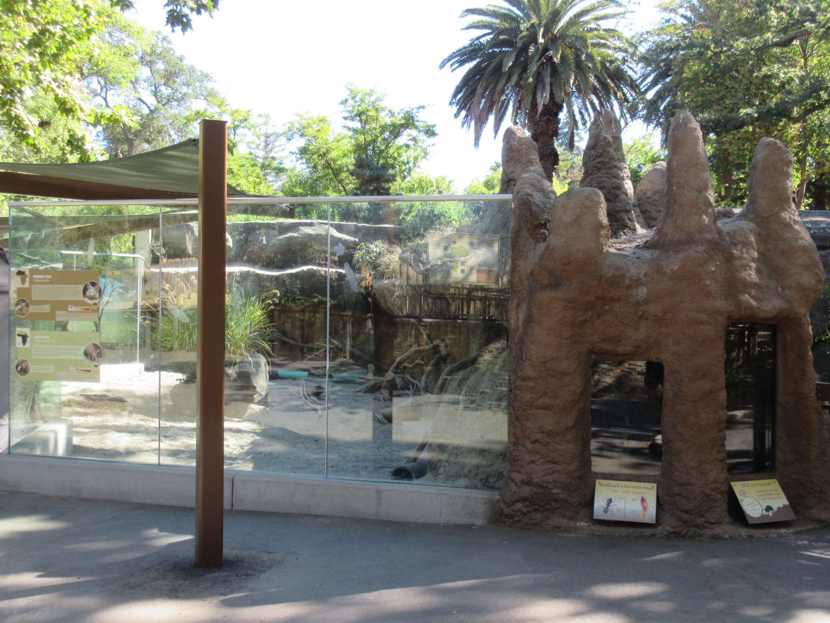 Small Wonders (New in 2014) - Fennec Fox/Aardvark Exhibit (with terrible glare)