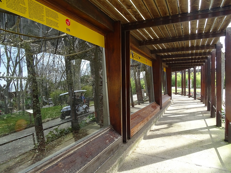 Smaller monkey enclosure