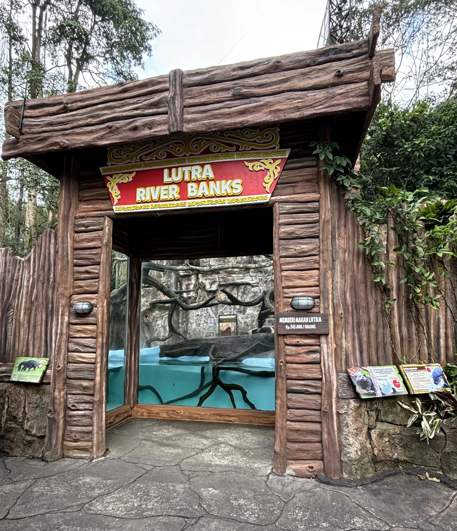 Smooth-coated Otter + Binturong Exhibit