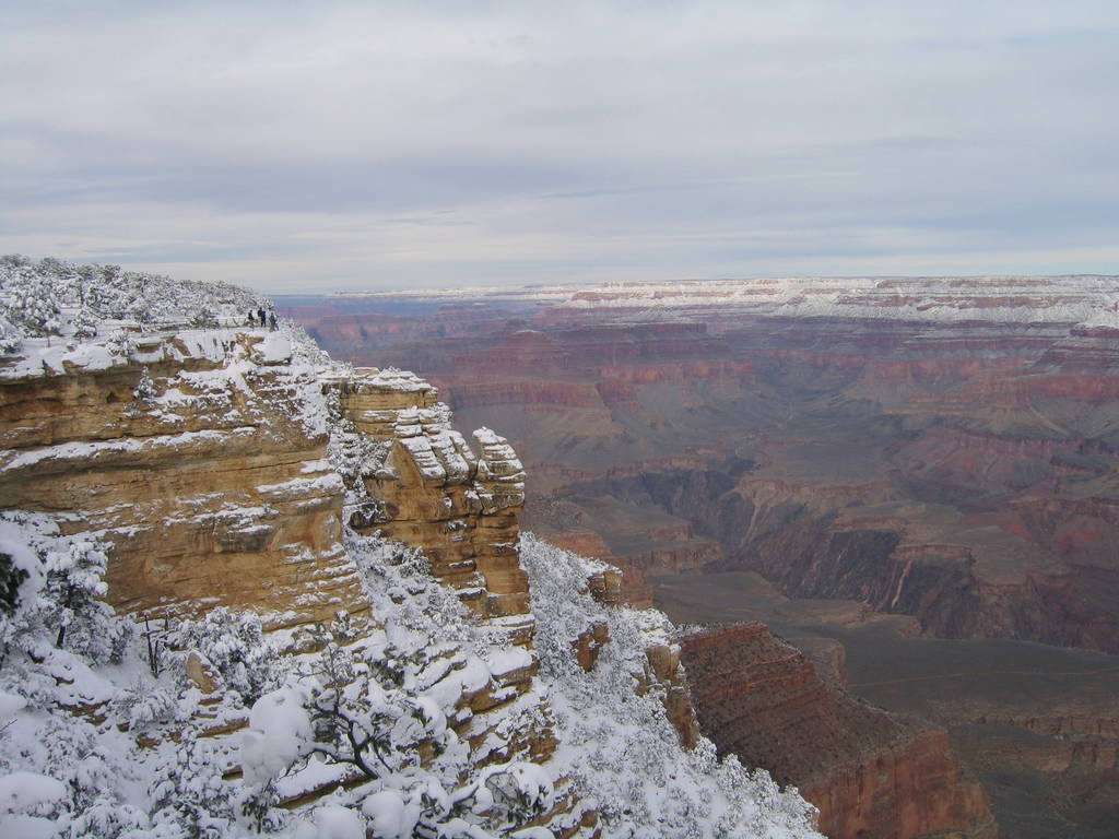 Snow at the Grand Canyon
