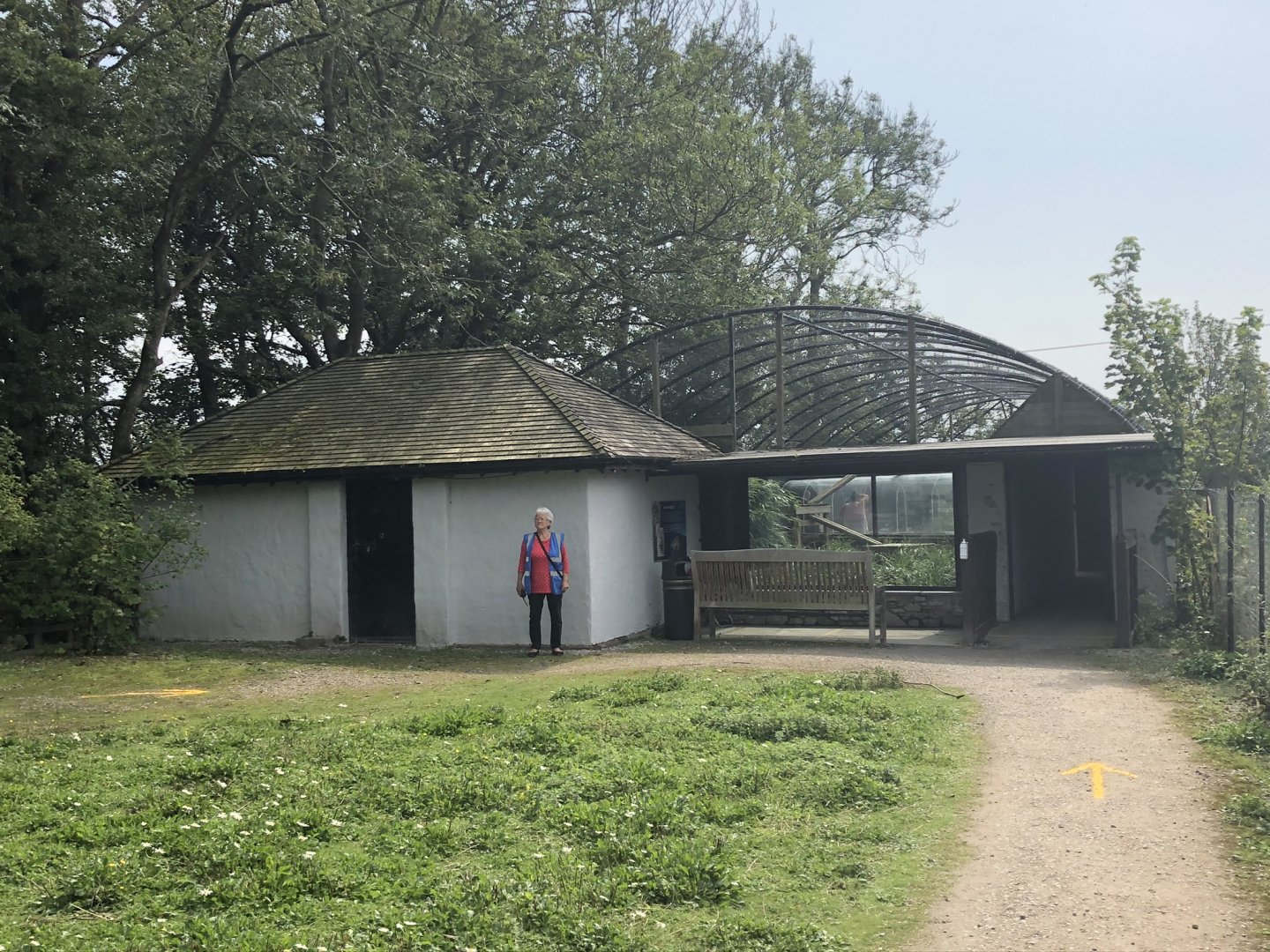 Snow Leopard Enclosure at Lakeland Wildlife Oasis (2020)