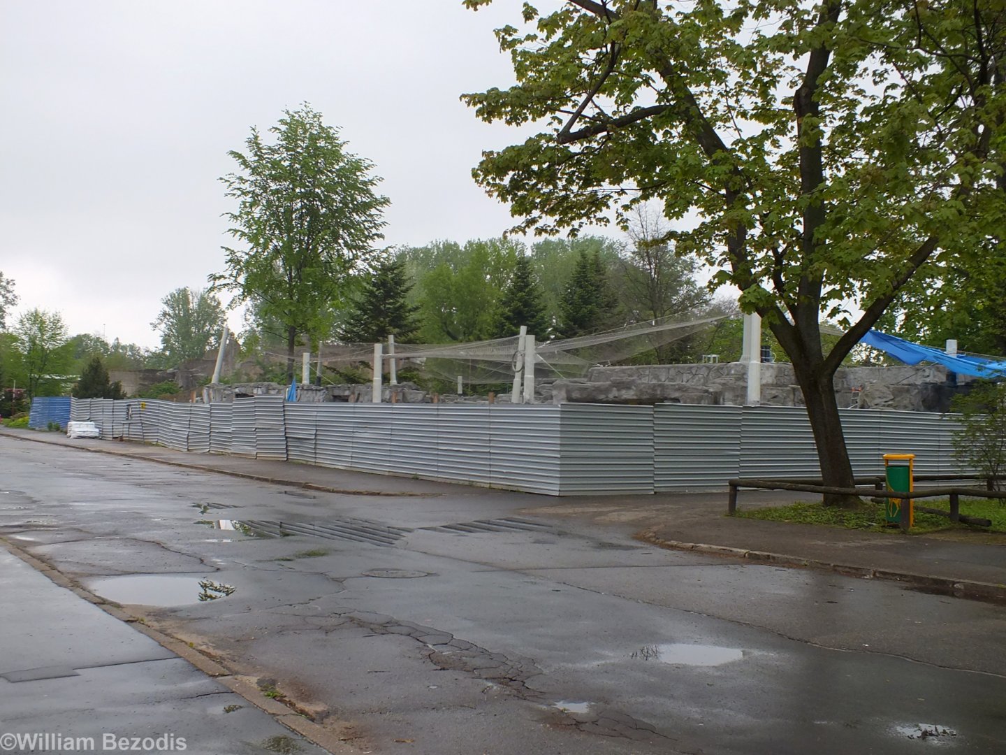 Snow Leopard Enclosure Construction Progress