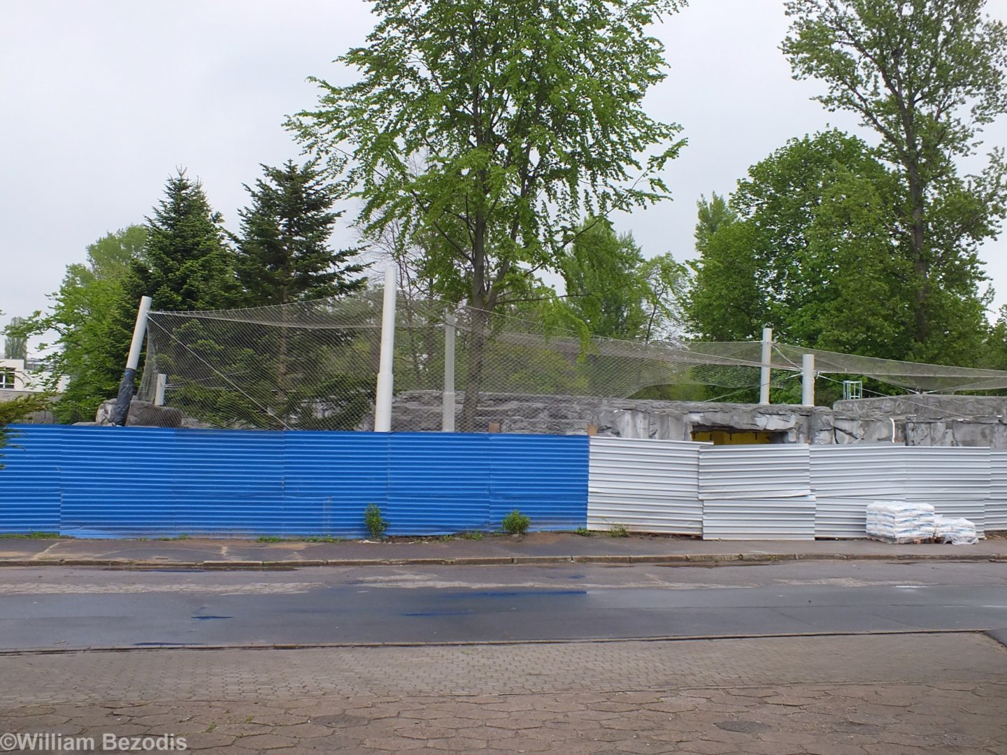 Snow Leopard Enclosure Construction Progress