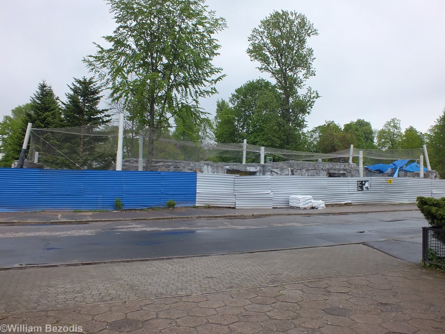 Snow Leopard Enclosure Construction Progress