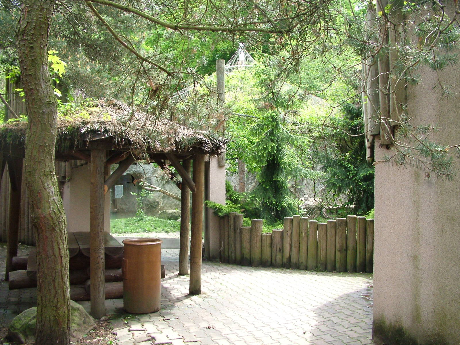 Snow Leopard exhibit at Jihlava, 31/05/10