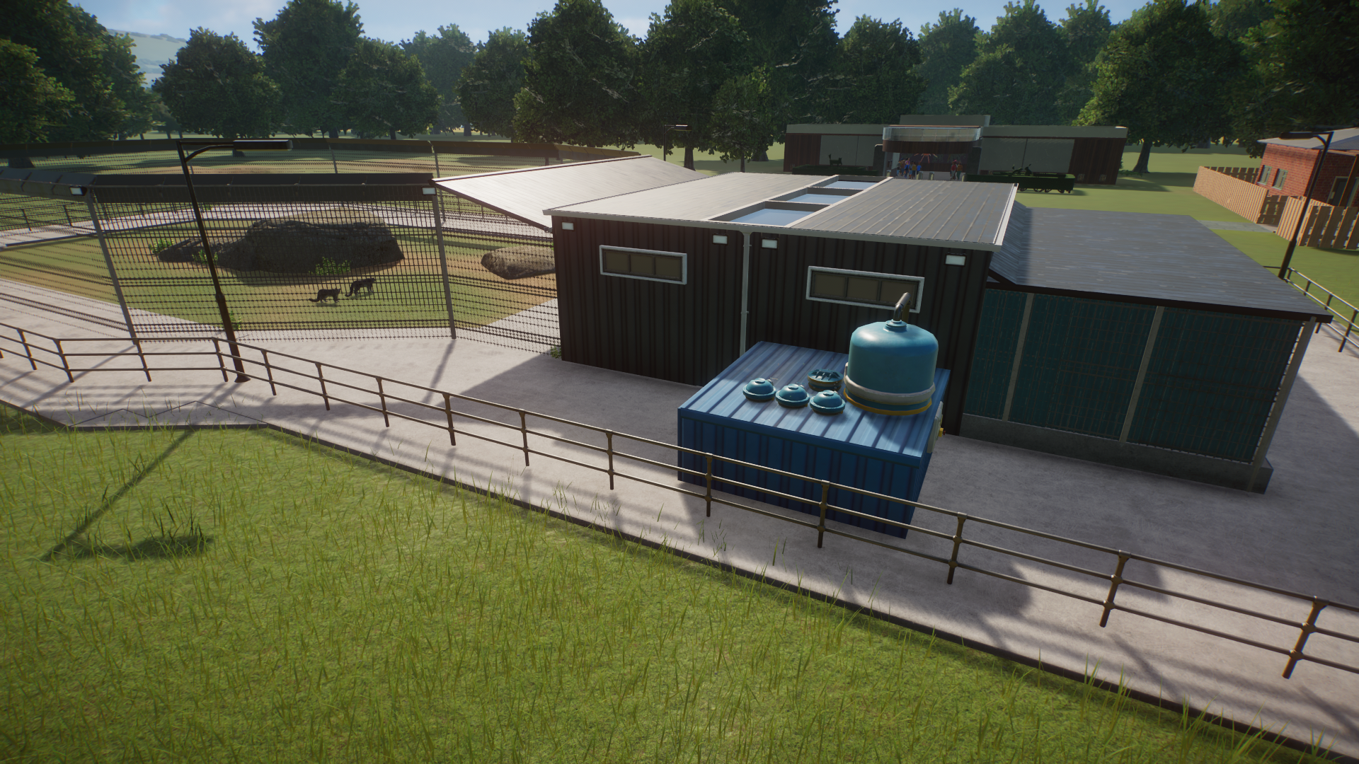 Snow Leopard Exhibit Back Area