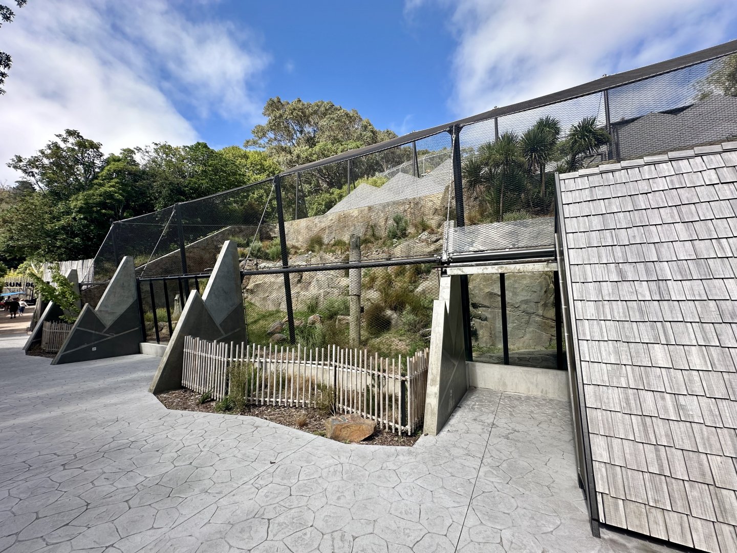 Snow Leopard Exhibit - Left