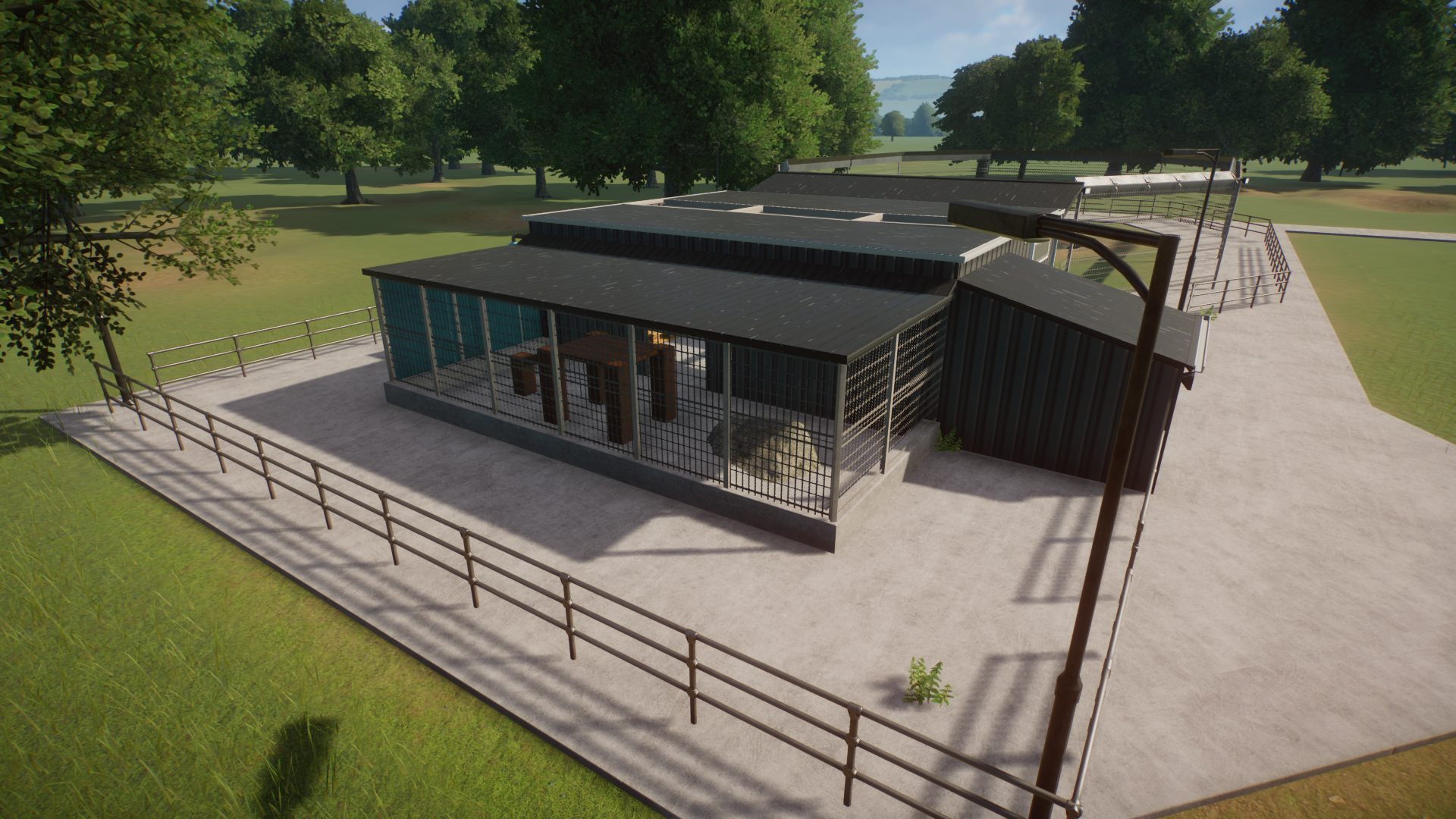 Snow Leopard Exhibit Offshow