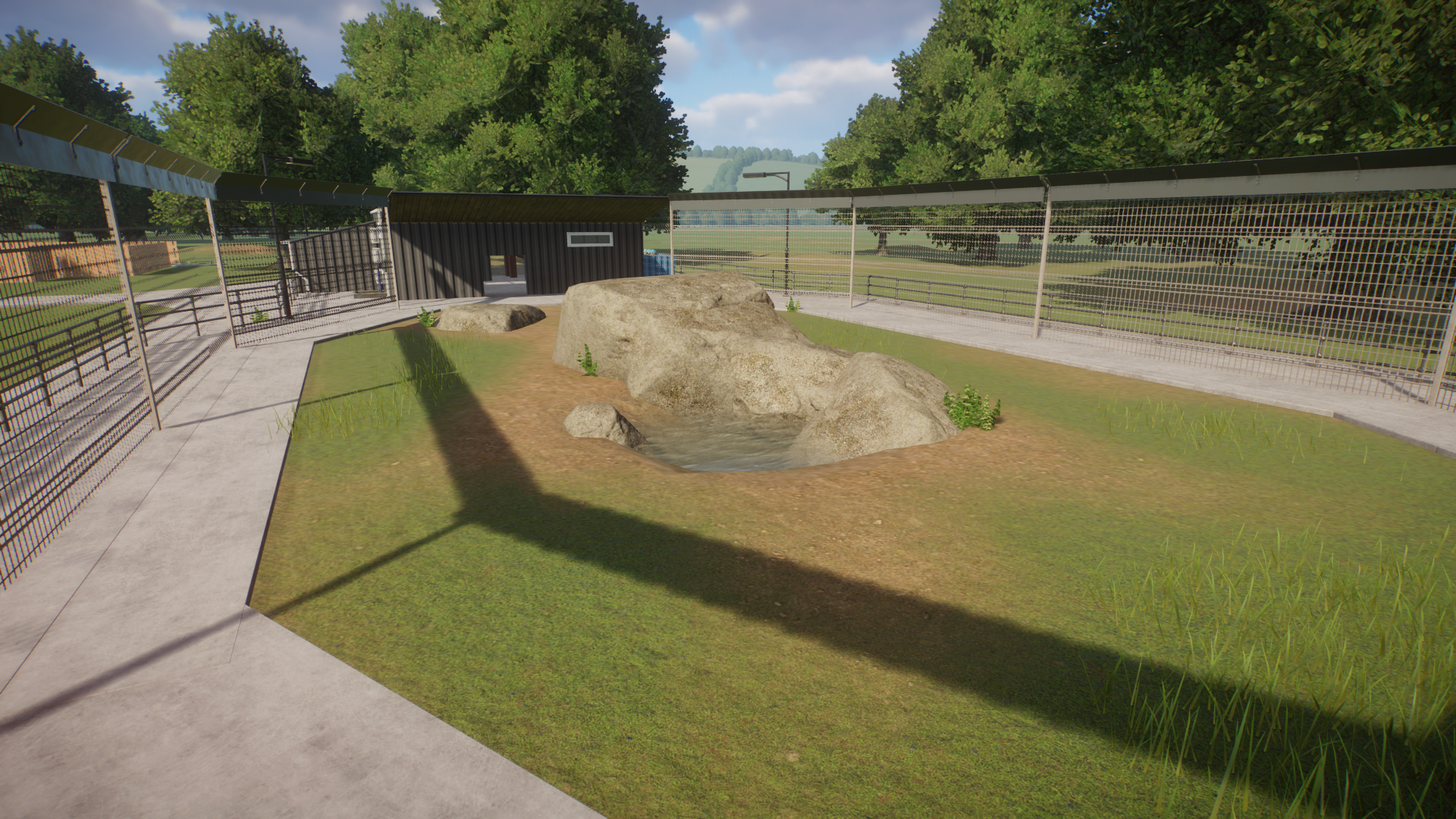 Snow Leopard Exhibit Paddock