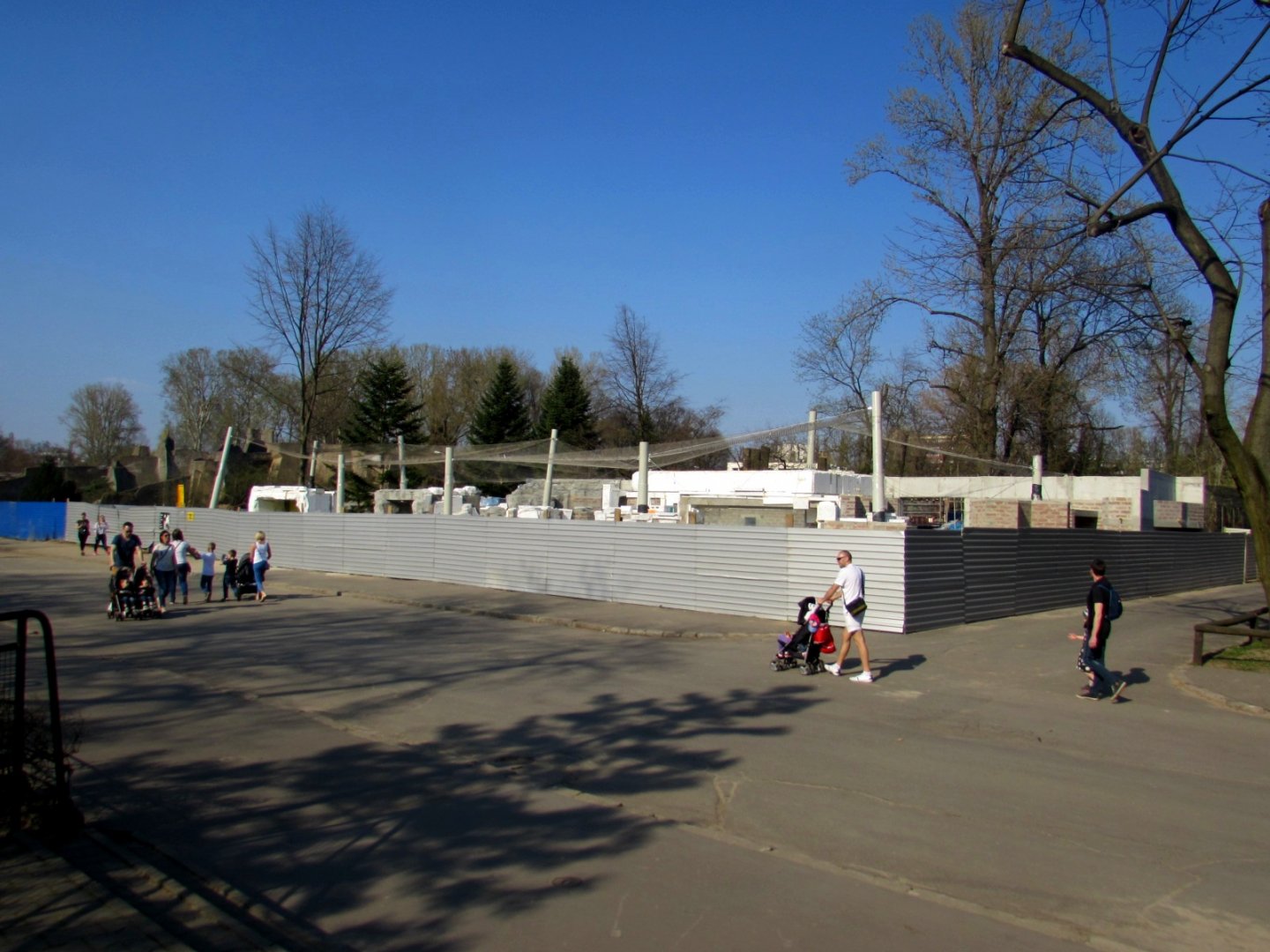 Snow Leopard new enclosure - under construction