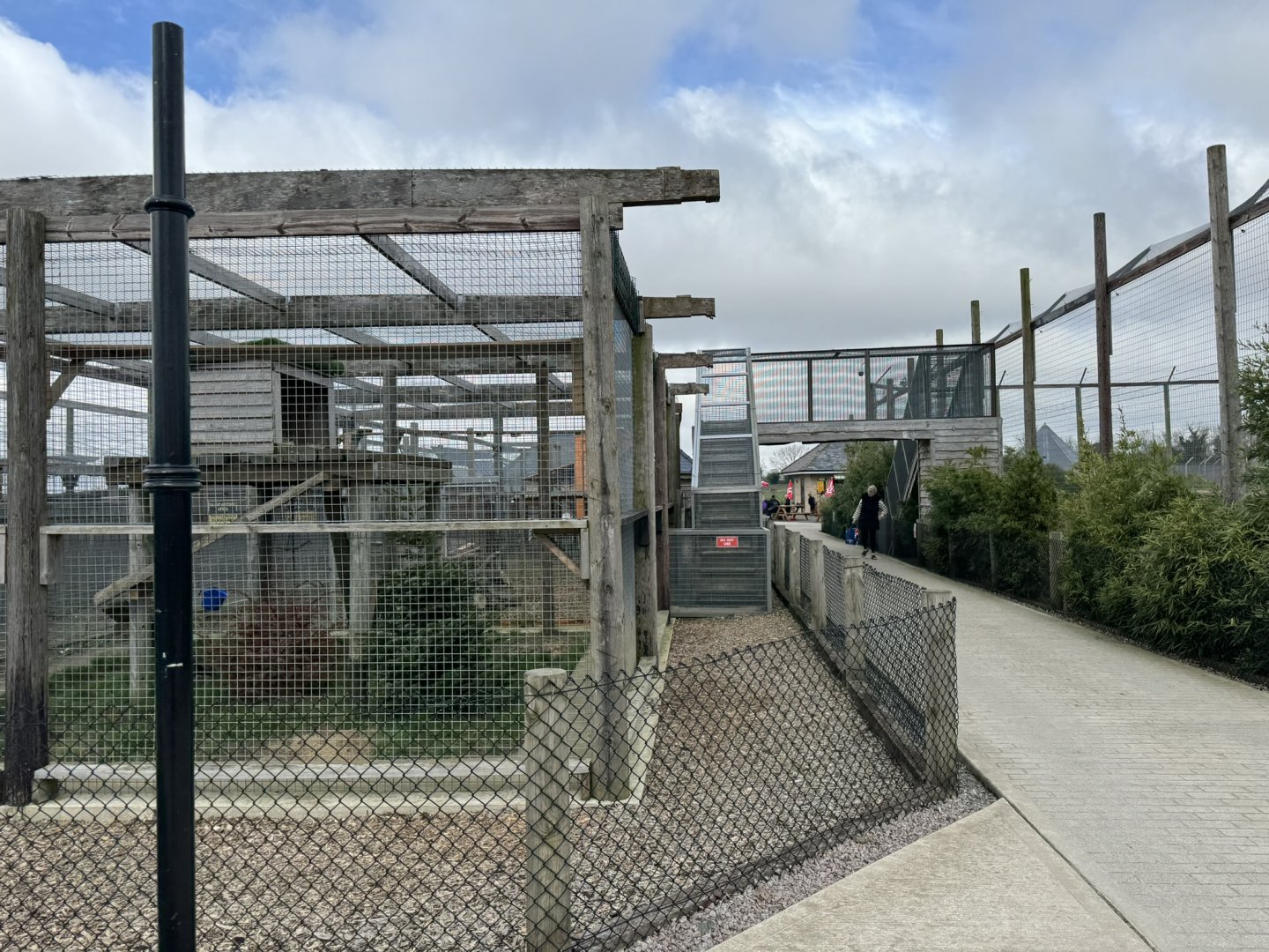 Snow Leopard Tunnel at Wolds Wildlife Park (March 2024)