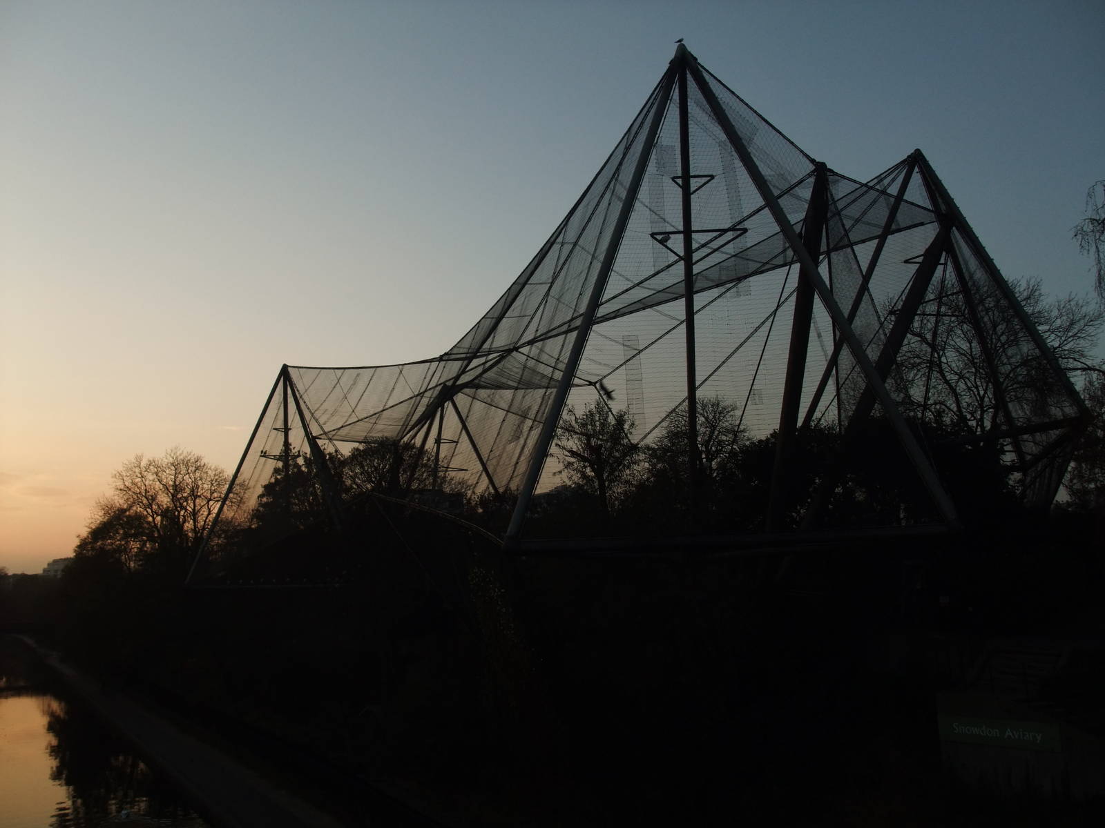 Snowdon Aviary at Dusk at London, 16/11/11
