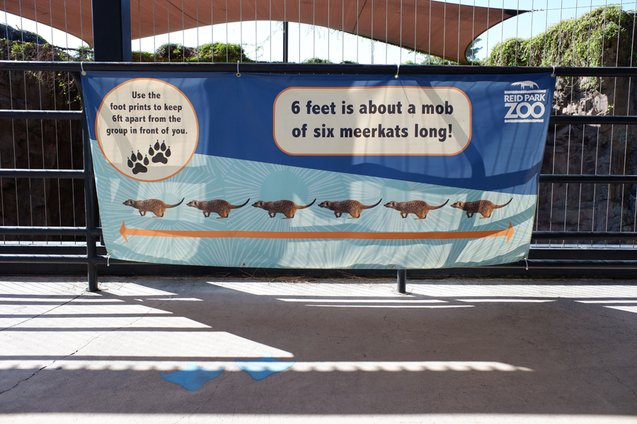 social distancing banner