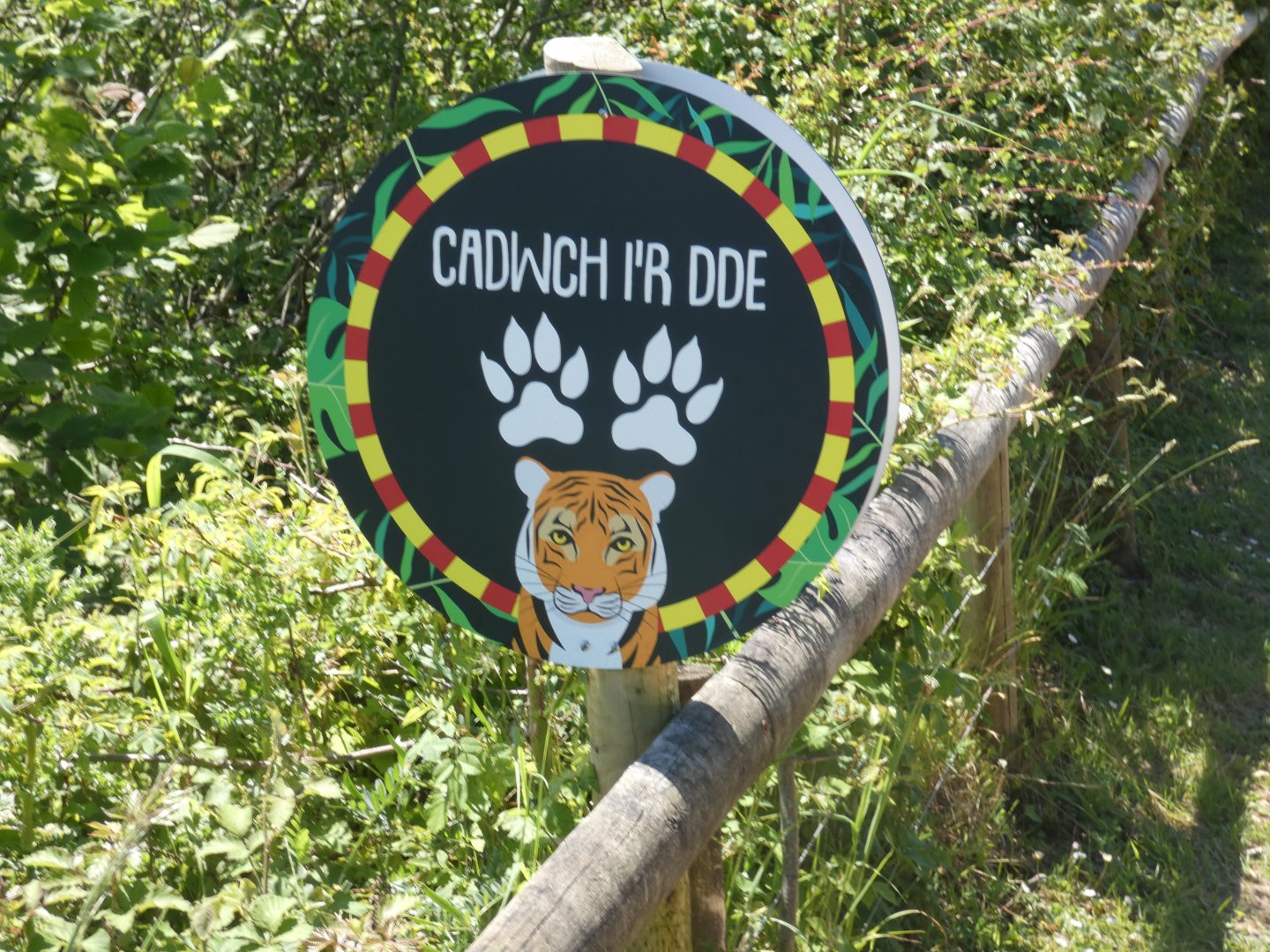 Social distancing signage