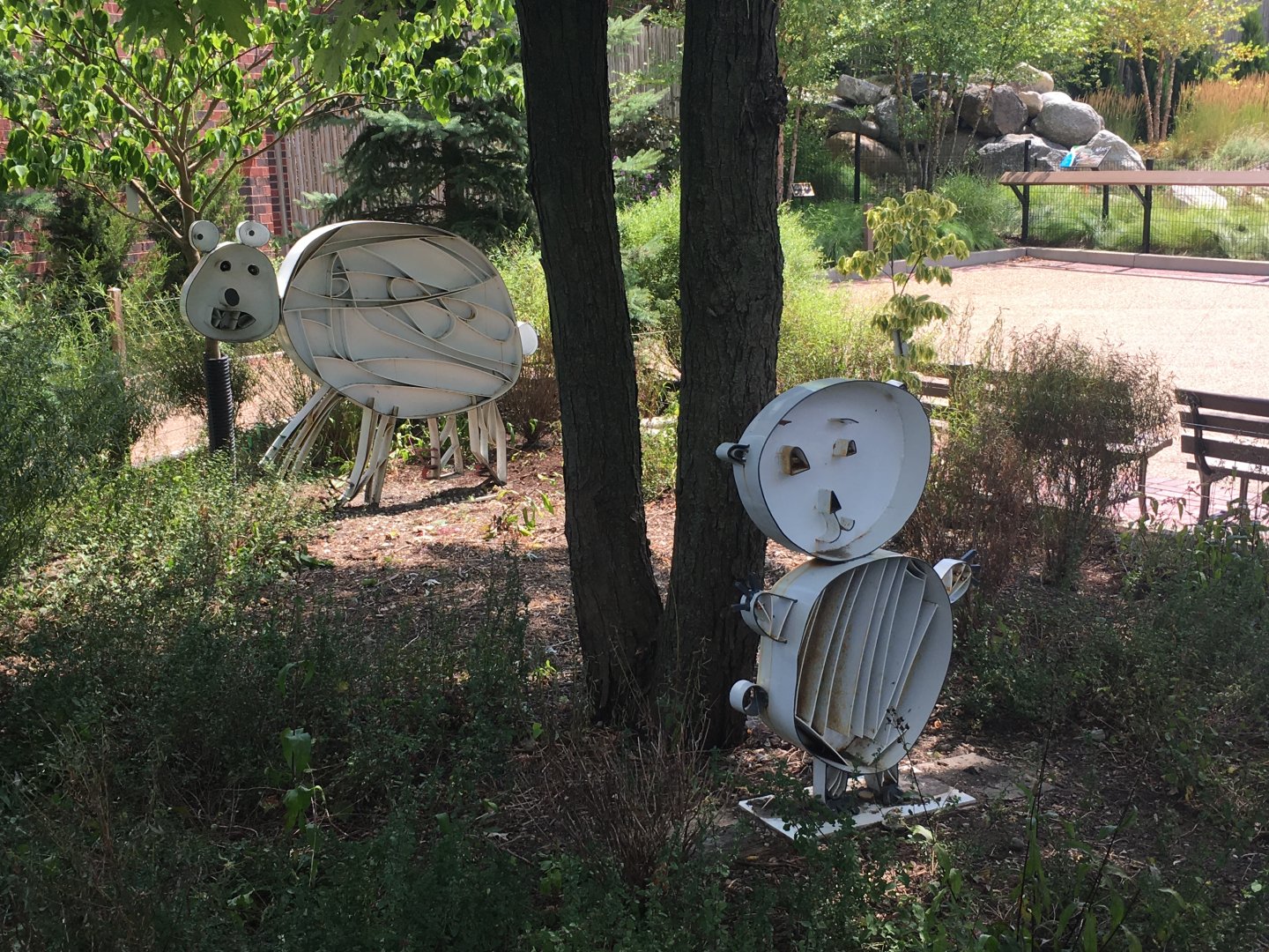 Some cute statues near the WFAT