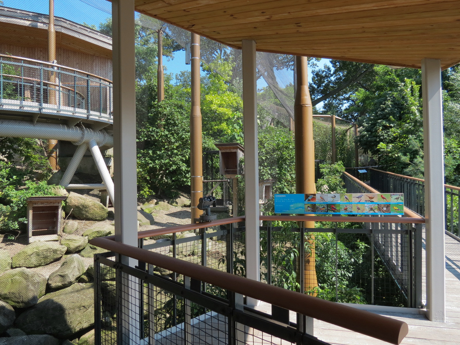 Songbird Aviary - Lower Viewing Area