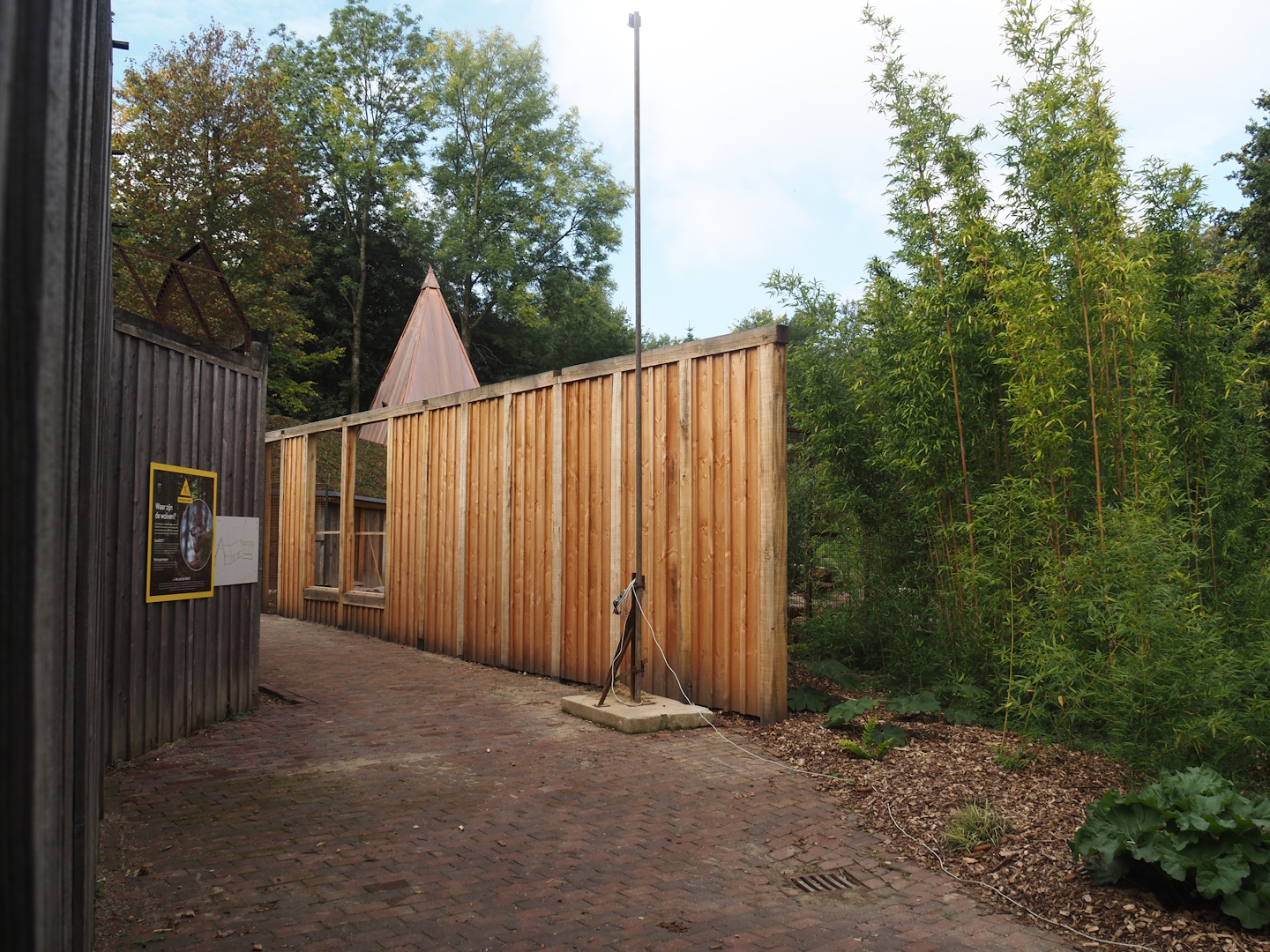 Soon-to-be exhibit for Yellow-footed rock wallabies, 2025-09-30