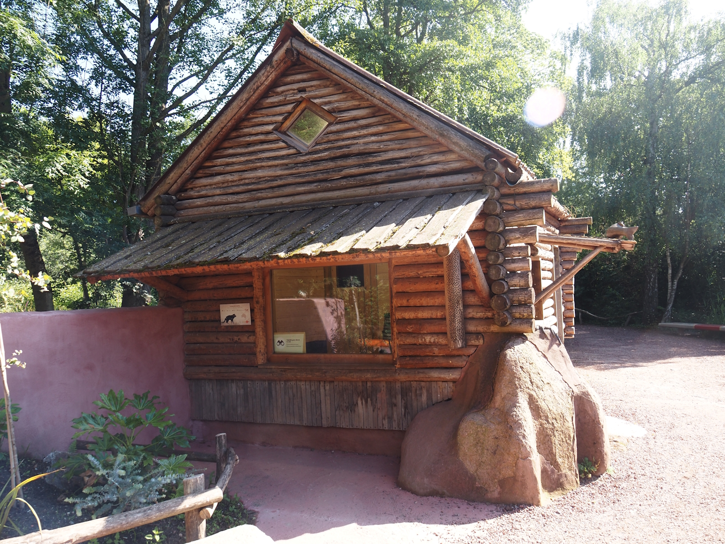 Soon-to-be viewable Tasmanian devil indoor exhibit (Former wombat and echidna indoor exhibit), 2024-07-14