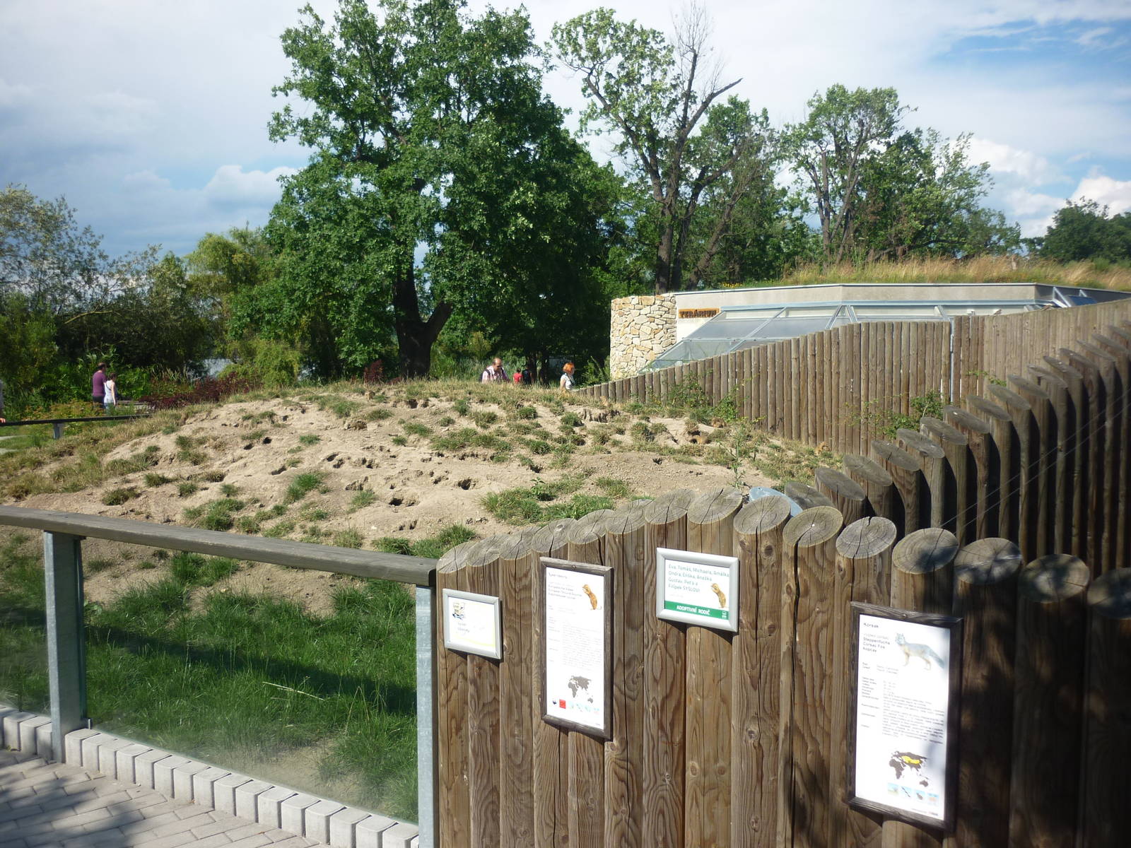 Souslik enclosure, July 2016