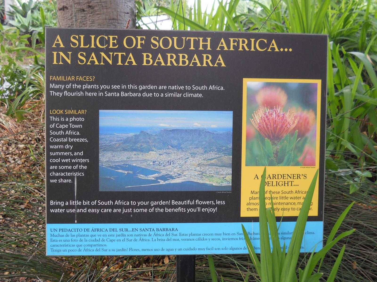 South Africa garden interpretation