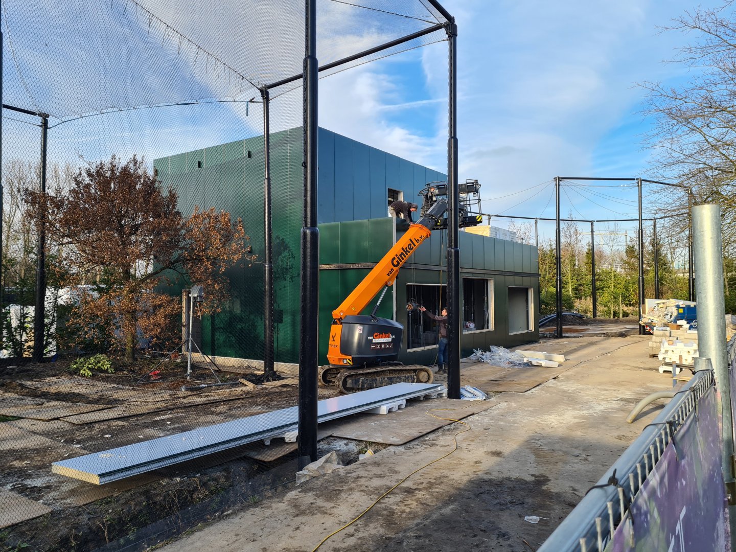 South America - Aviaries building site