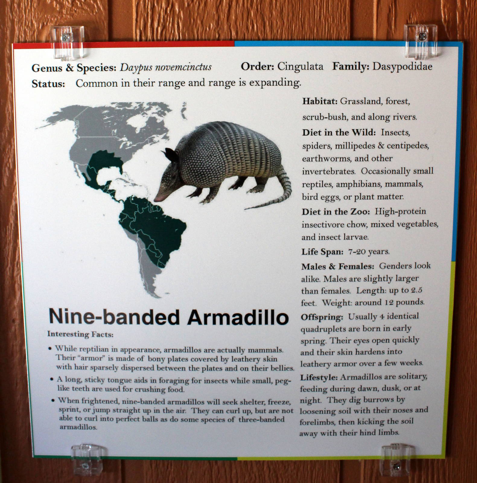 South America Exhibit - Signage