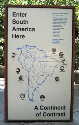 south america graphic
