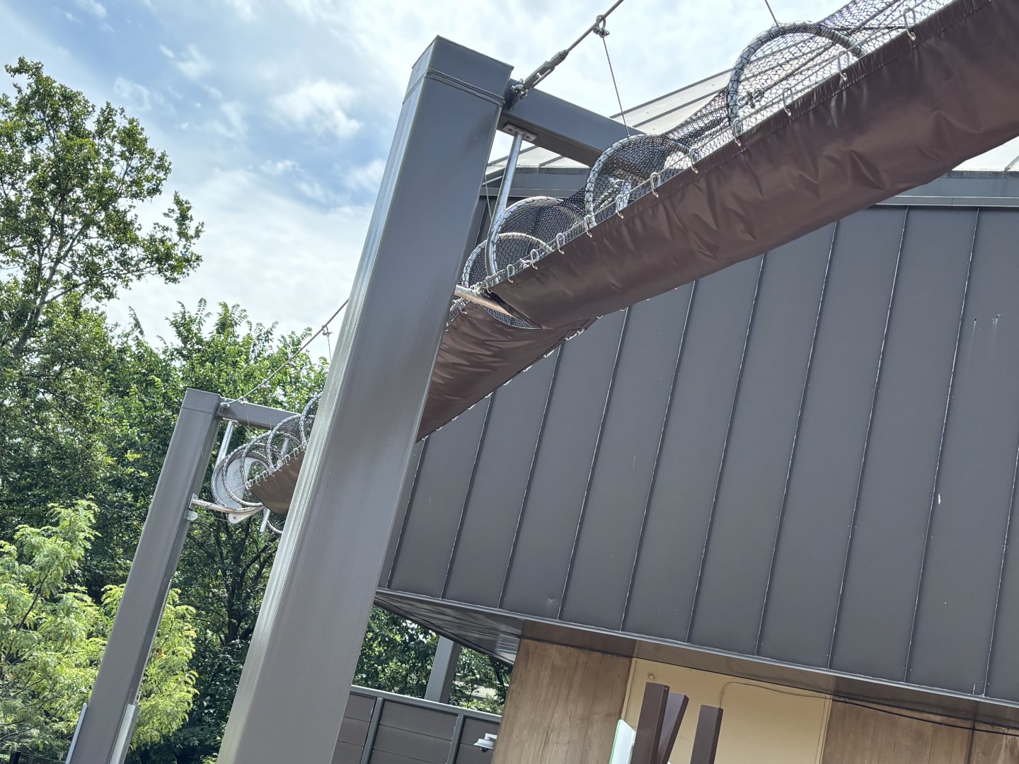 South America monkey tunnel